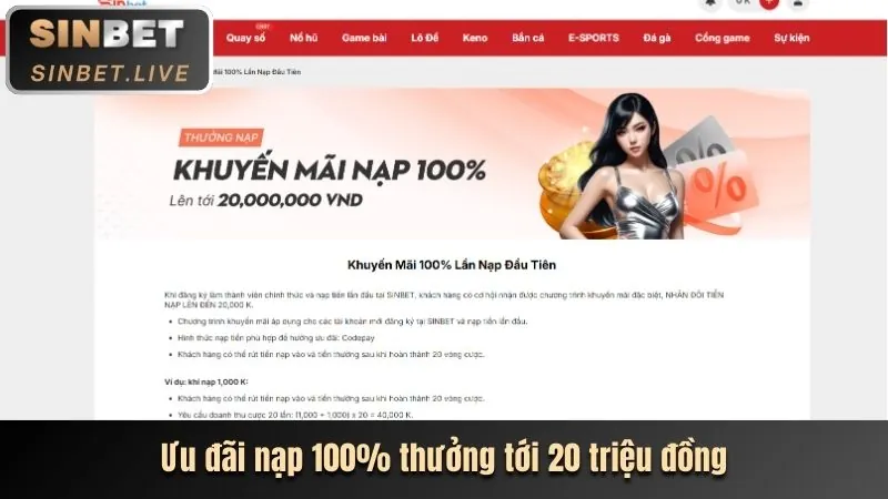 Thưởng hoàn trả cao hơn wim55 link mới